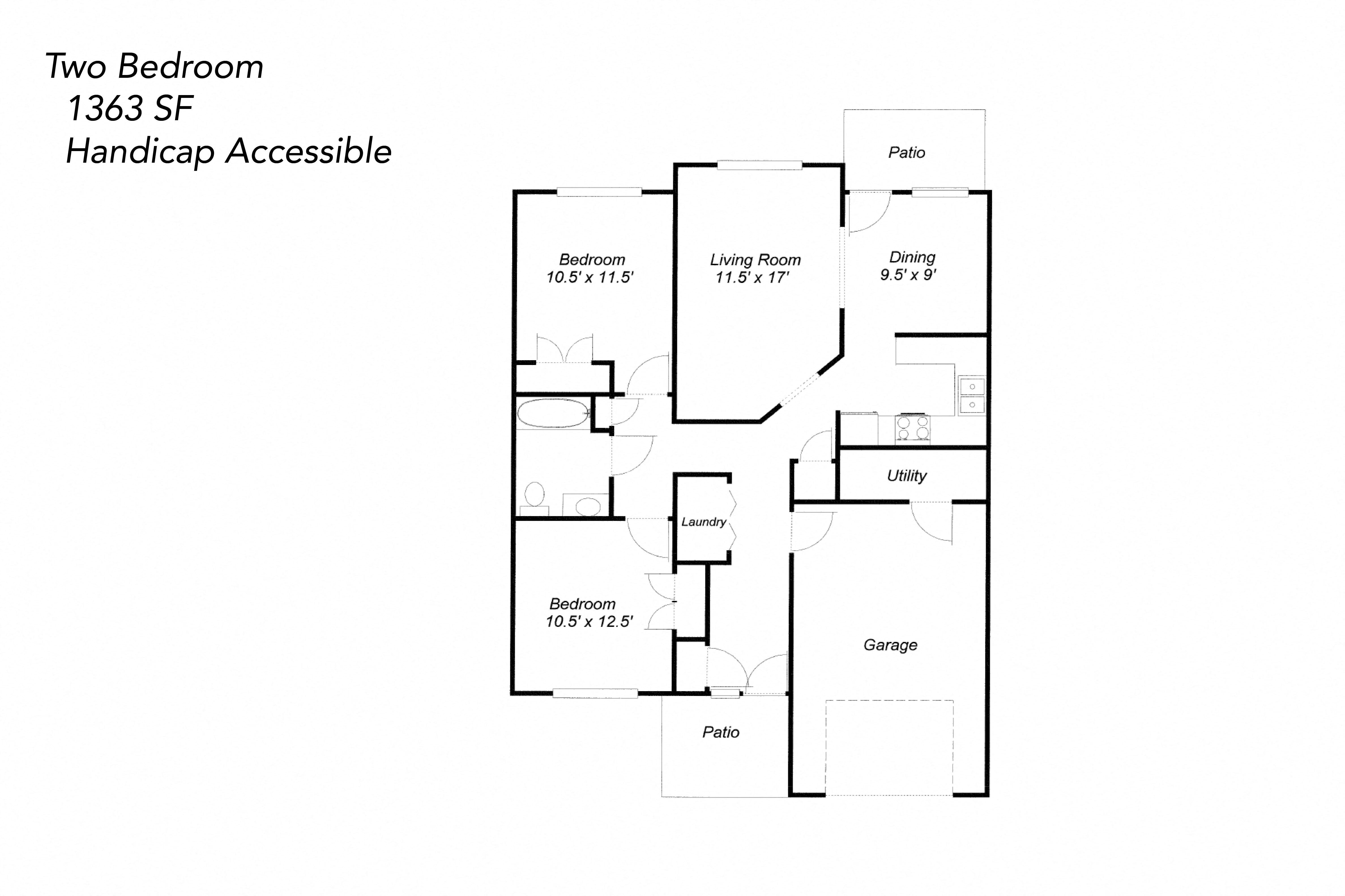 Floor Plans of Harvest Ridge Townhomes in Plainview, MN
