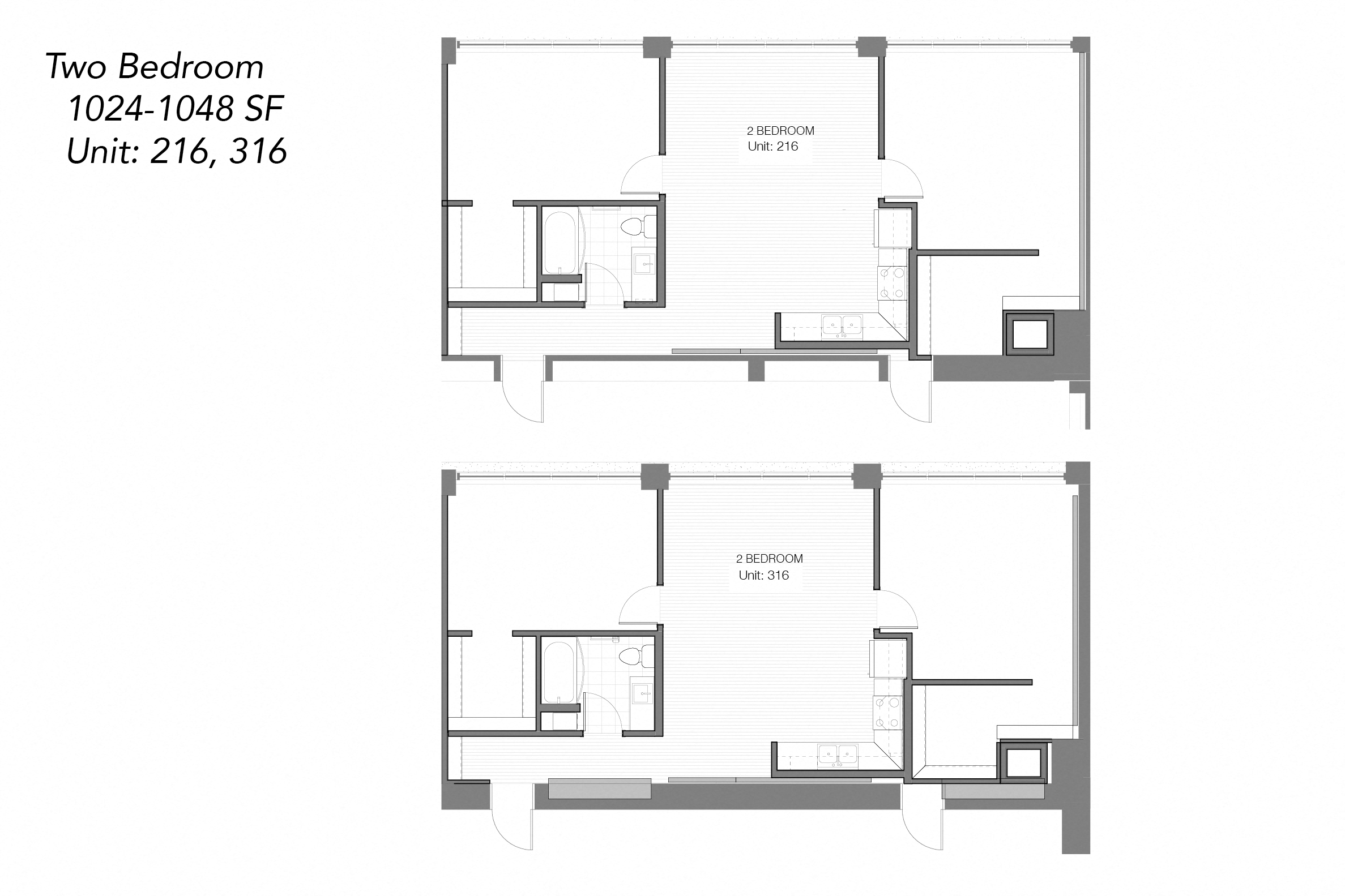 Floor Plans of Emerson Union in New Ulm, MN