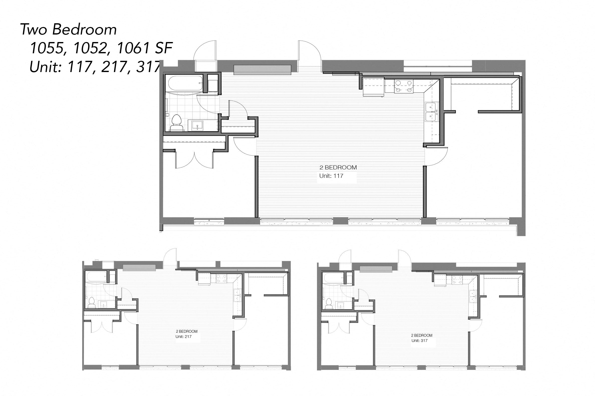 Floor Plans of Emerson Union in New Ulm, MN