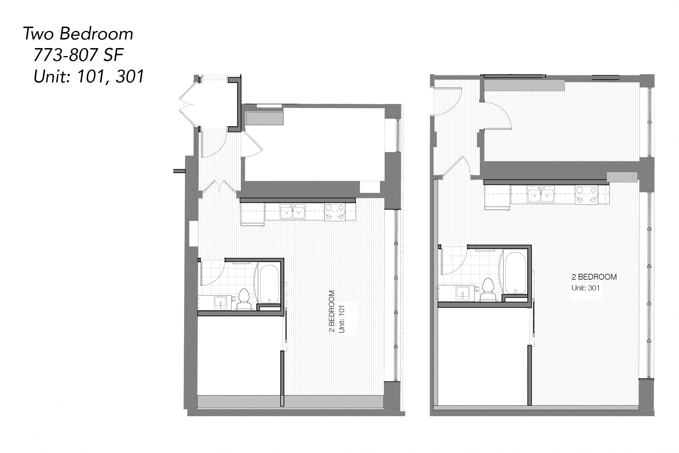Floor Plans of Emerson Union in New Ulm, MN