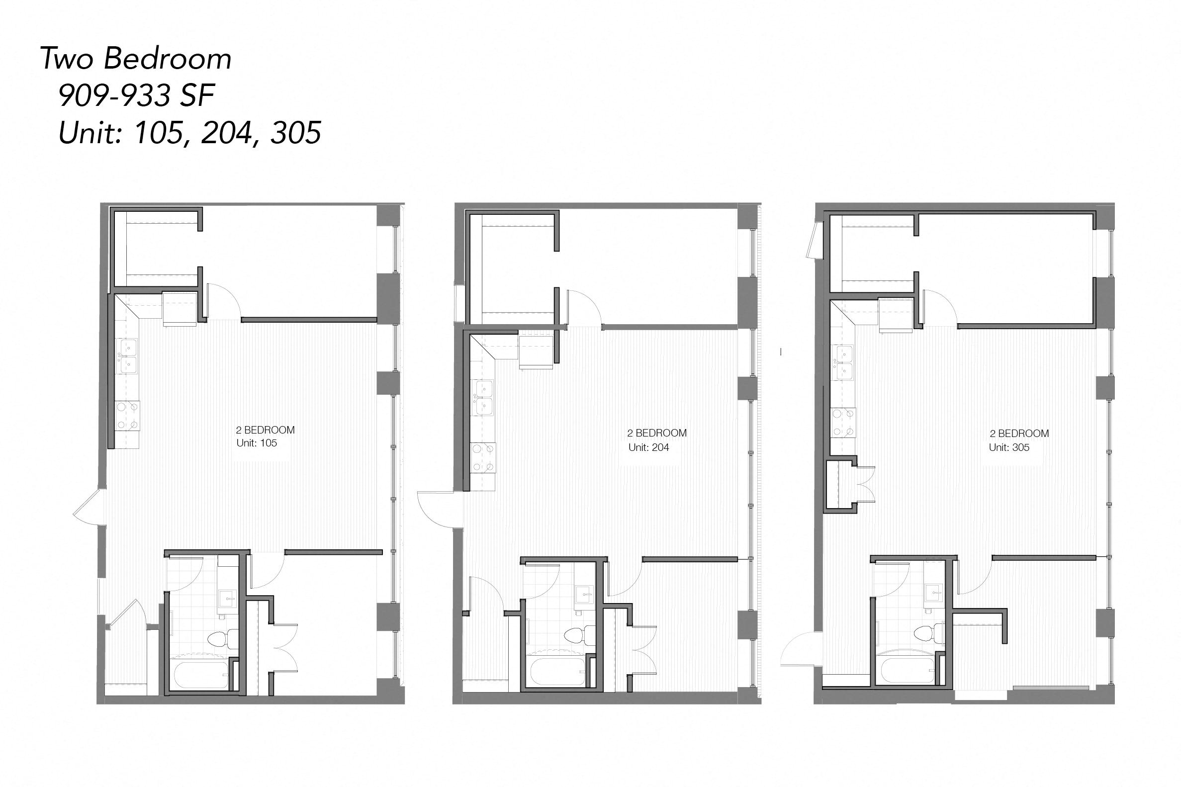 Floor Plans of Emerson Union in New Ulm, MN