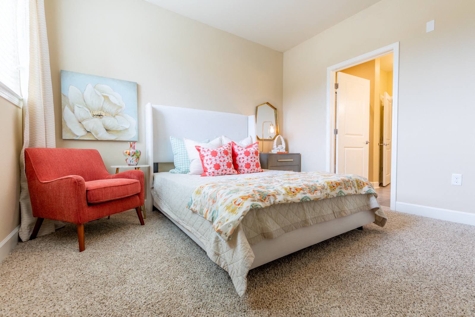 Well Appointed Bedroom at The Residences at Bluhawk Apartments, Overland Park