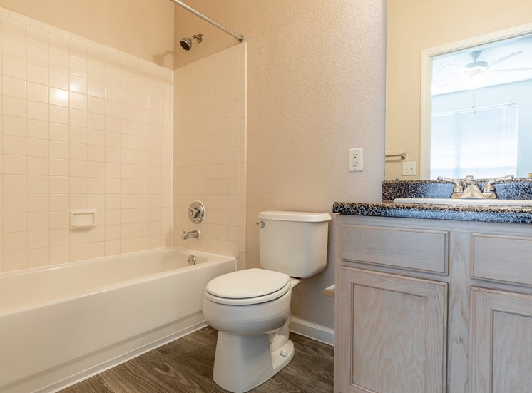 Soaking Tubs With Ceramic Tile at Crowne Chase Apartment Homes, Overland Park, KS, 66210