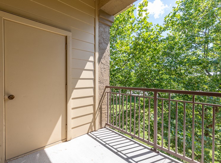 Balcony at Crowne Chase Apartment Homes, Overland Park, KS