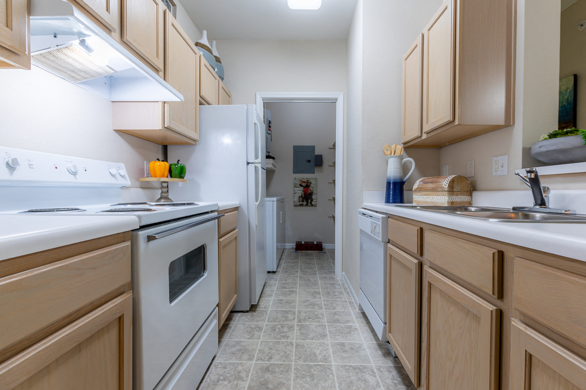 Spacious Kitchen at Crowne Chase Apartment Homes, Overland Park
