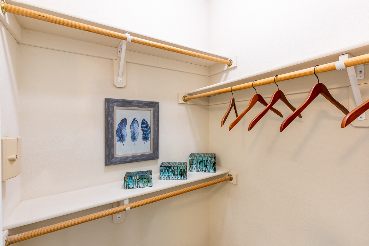 Walk-In Closets With Built-In Shelving at Crowne Chase Apartment Homes, Overland Park, 66210