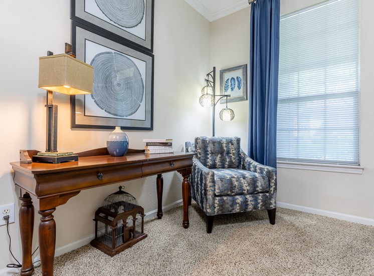 Work Space at Crowne Chase Apartment Homes, Overland Park, Kansas