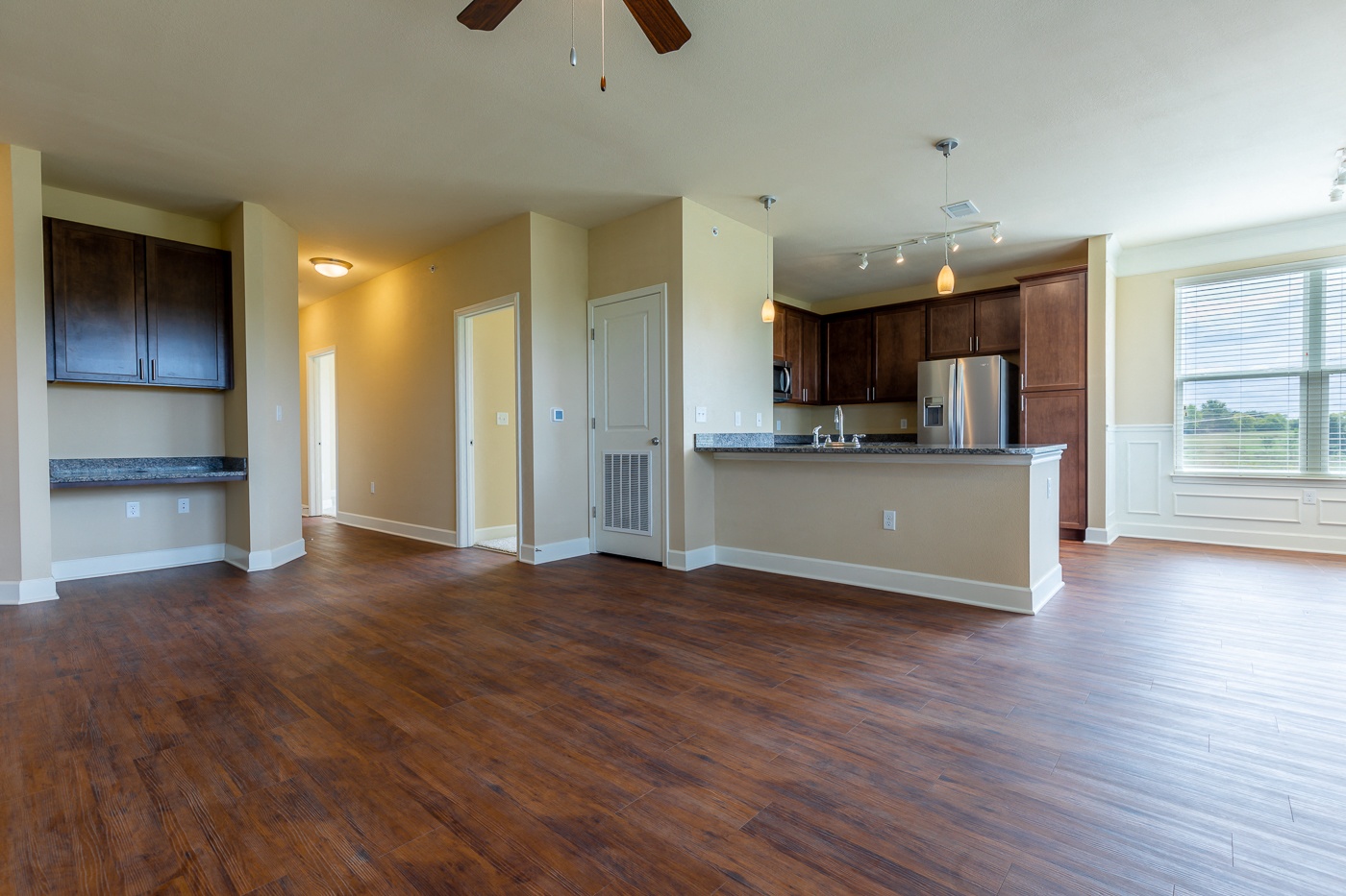 Engineered Wood Flooring at The Residences at Bluhawk Apartments, Kansas, 66085
