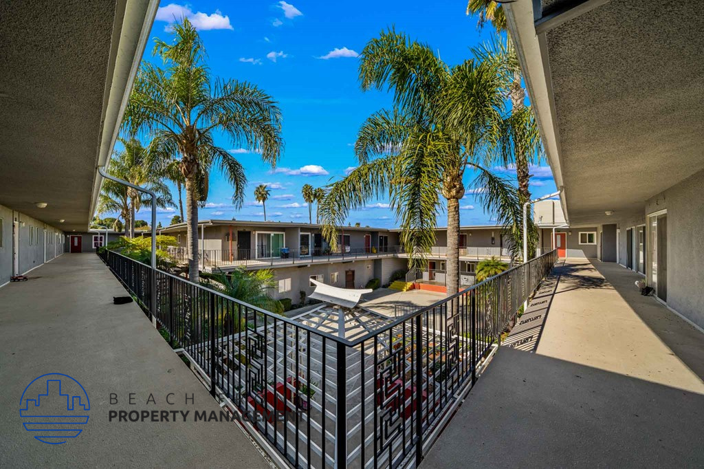 A sunny day at the beach property managed by Beach Property Management.