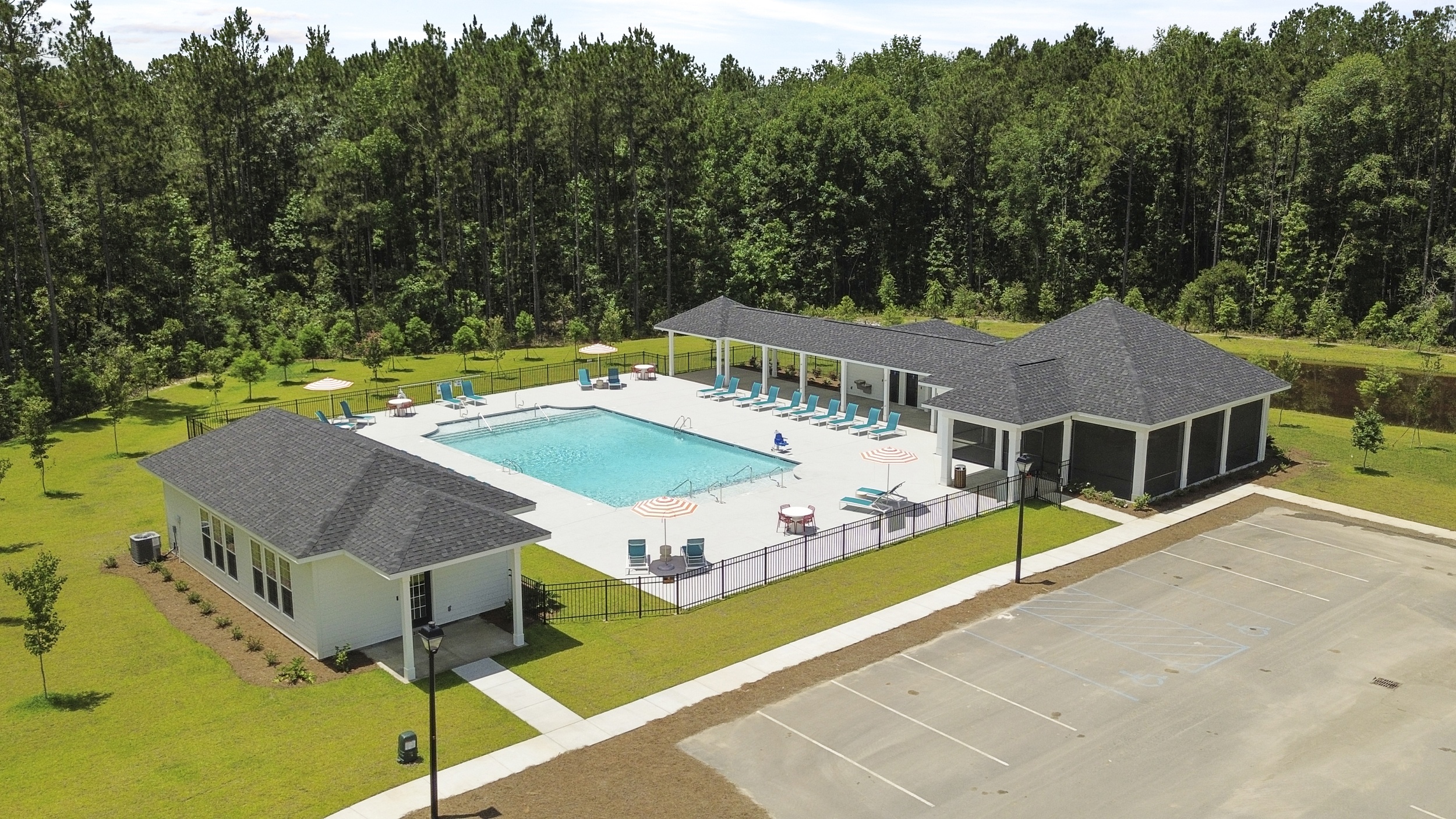 Resort-style pool at The Ascot in Pooler Georgia
