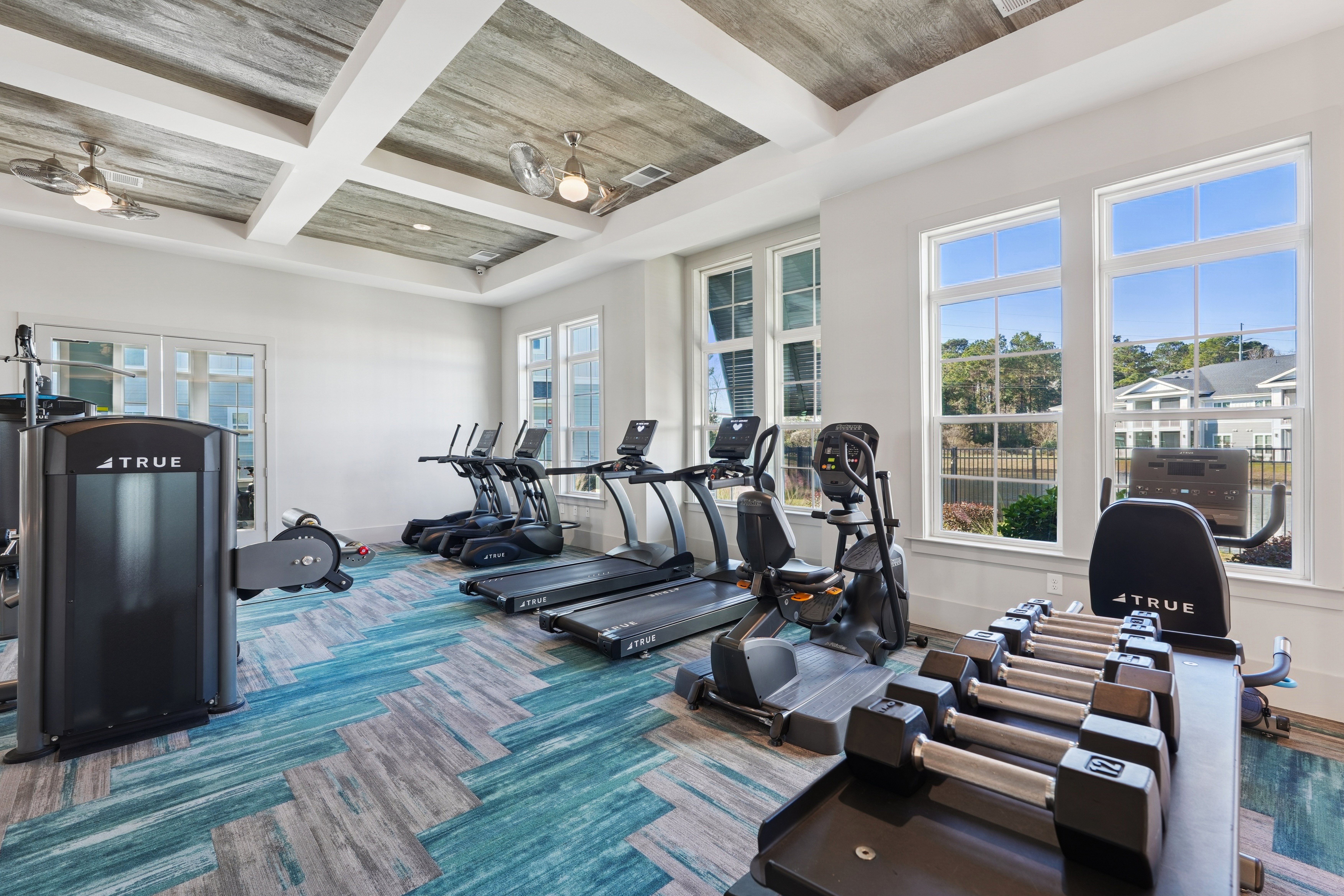 Fitness center at Hudson Carolina Forest