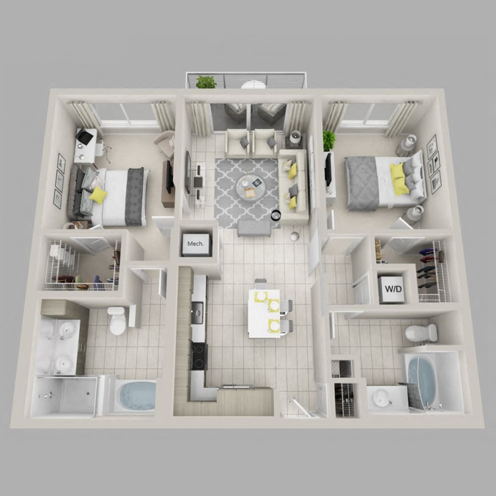 B2 Luminous floor plan at 10X Boca Raton