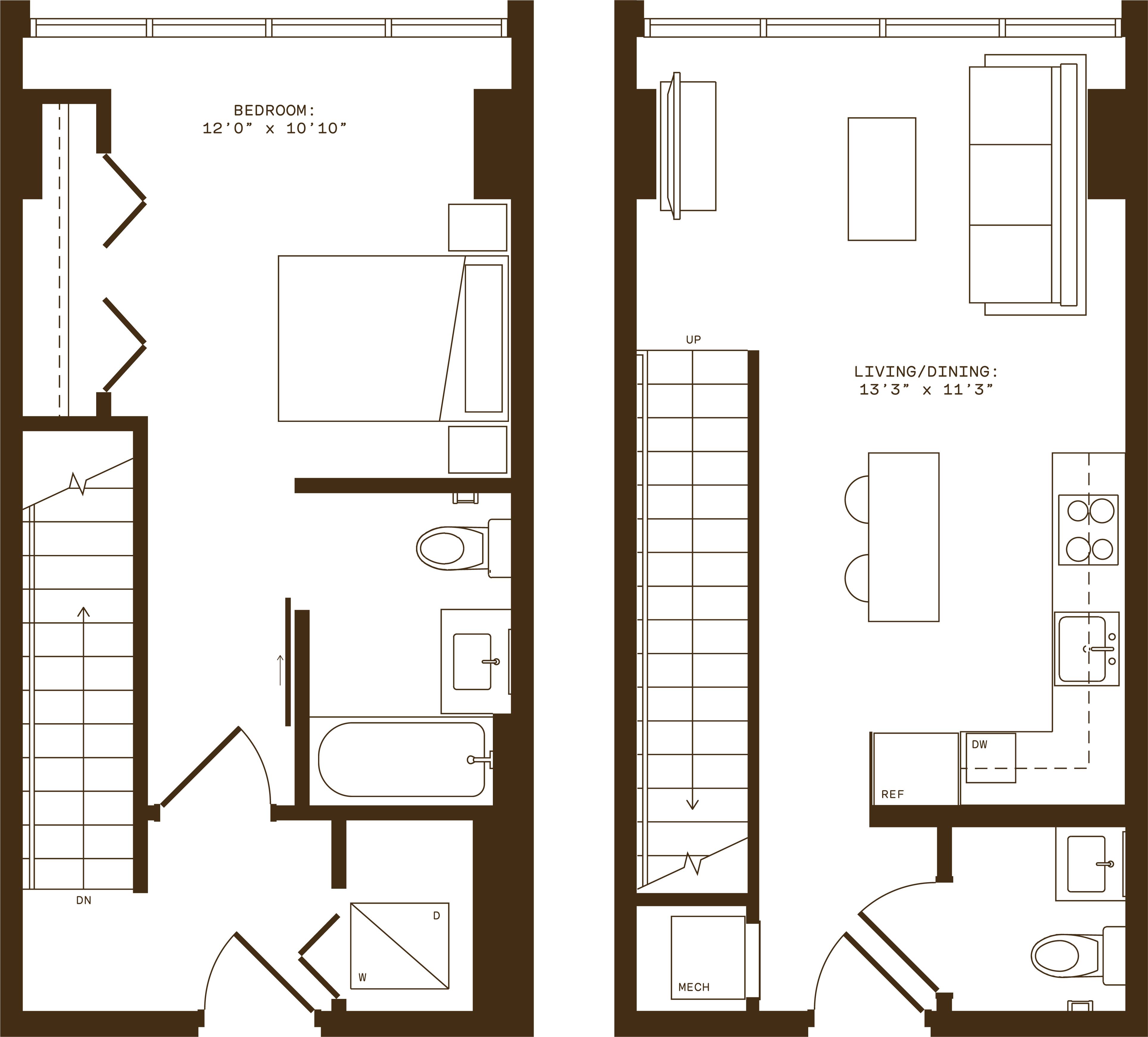Floor plan layout diagram for B1