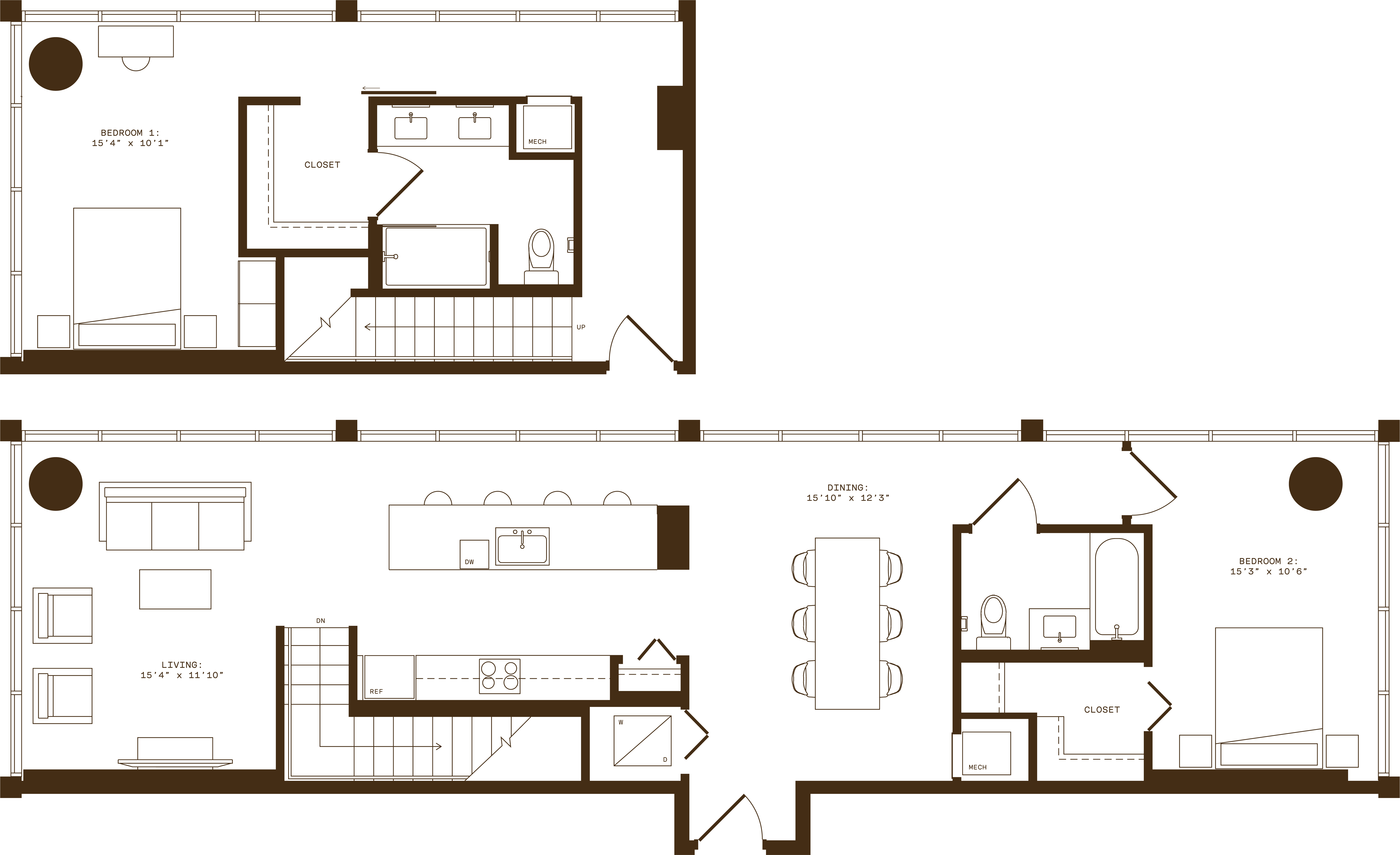 Floor plan layout diagram for D5