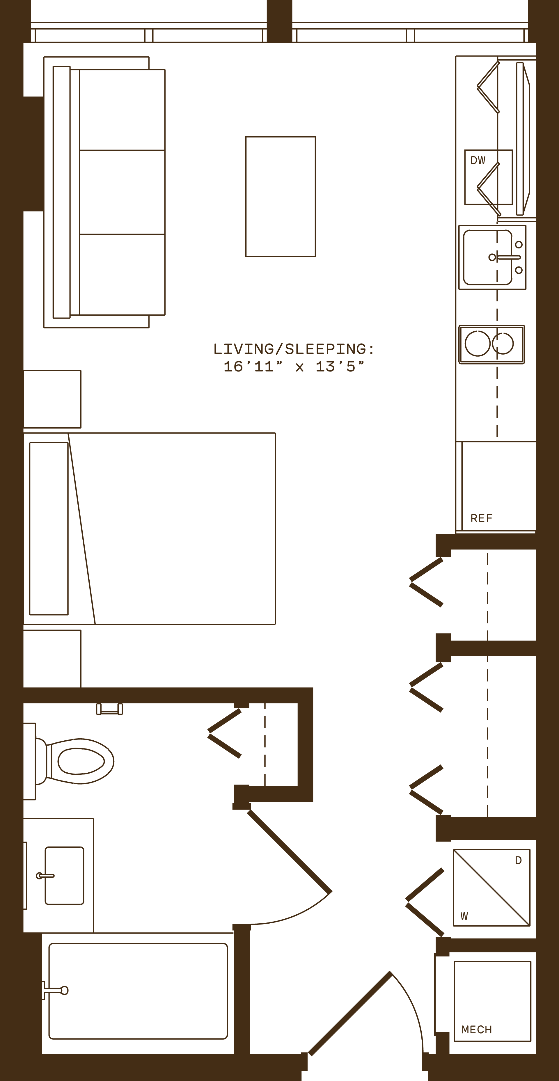 Floor plan layout diagram for ST1