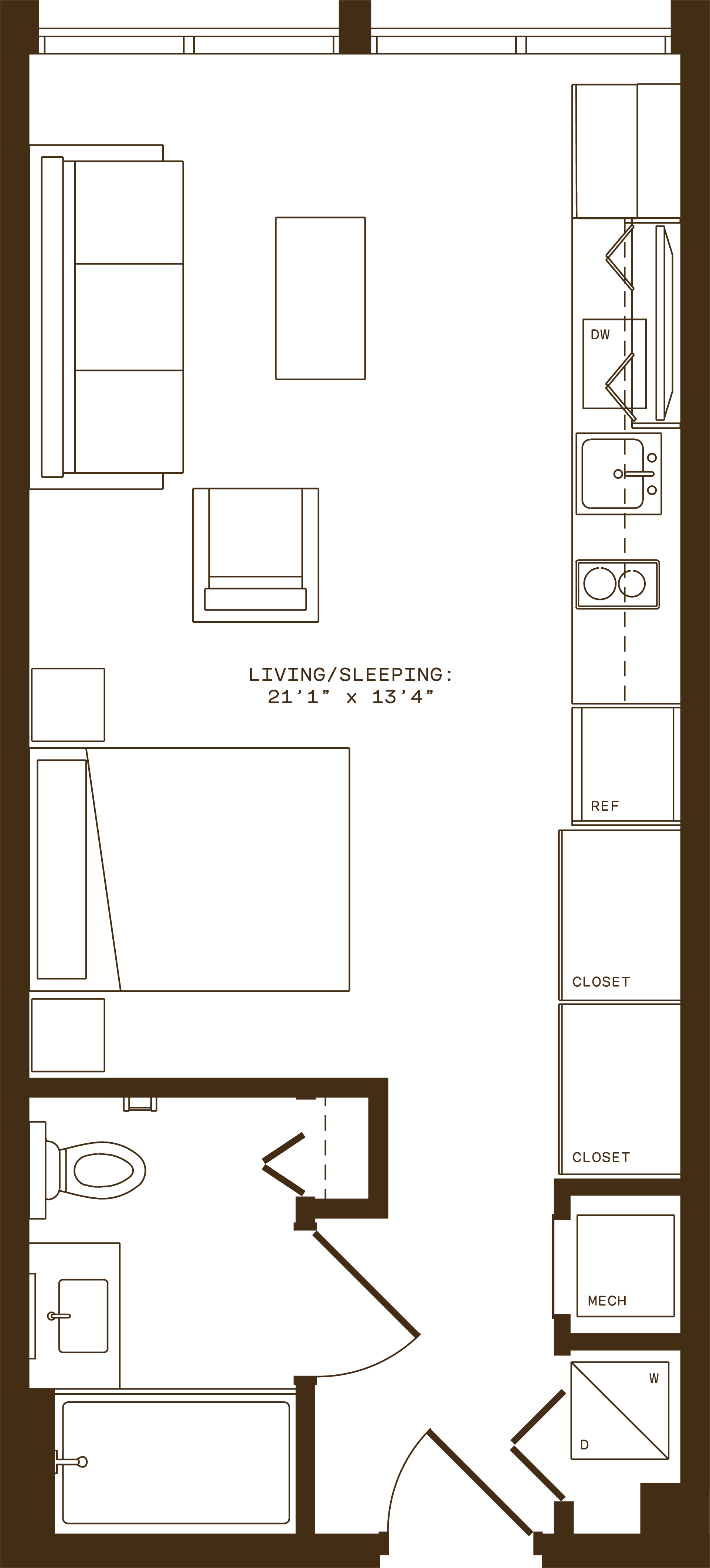 Floor plan layout diagram for ST3