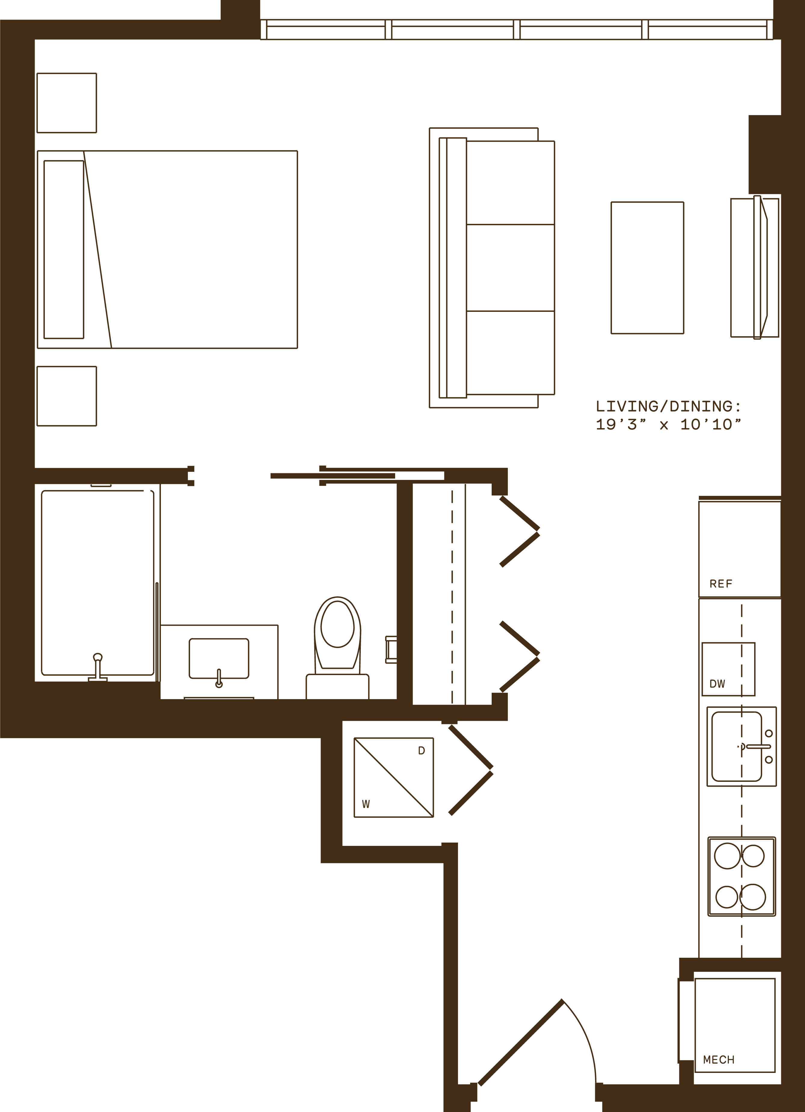 Floor plan layout diagram for ST5