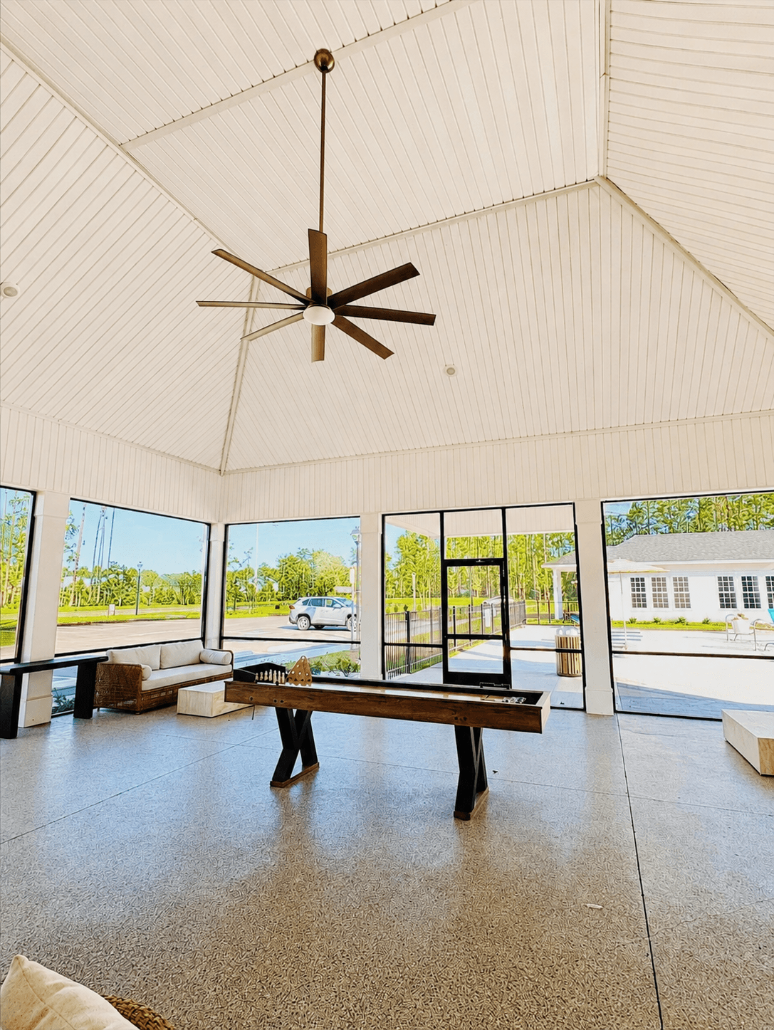 Clubroom with pool table at The Ascot