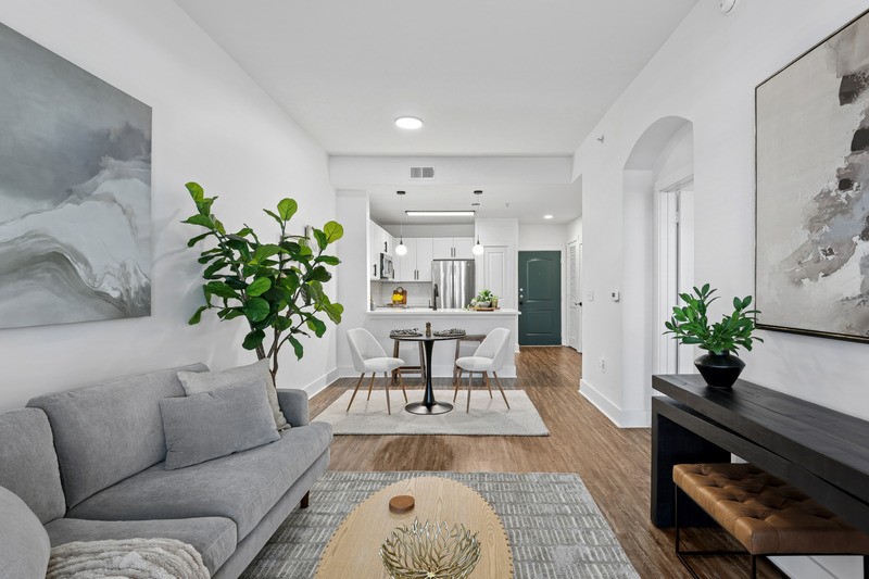 Treeline Ansley community interior and resident lounge