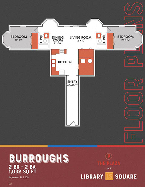 Burroughs floor plan