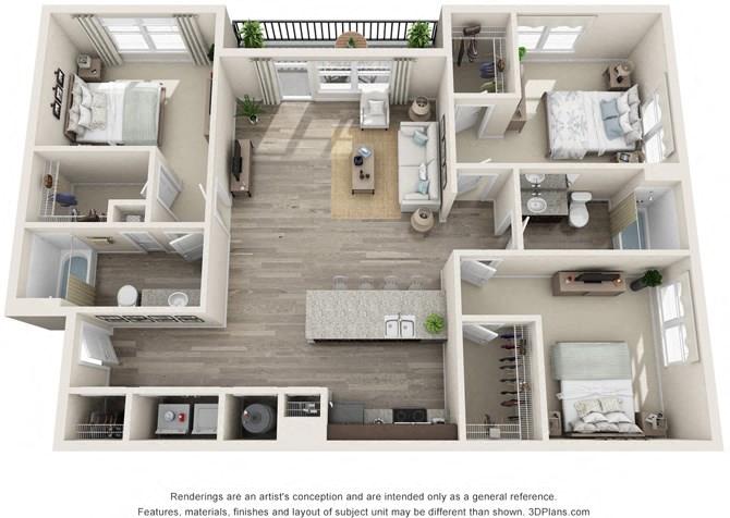Gypsum floor plan