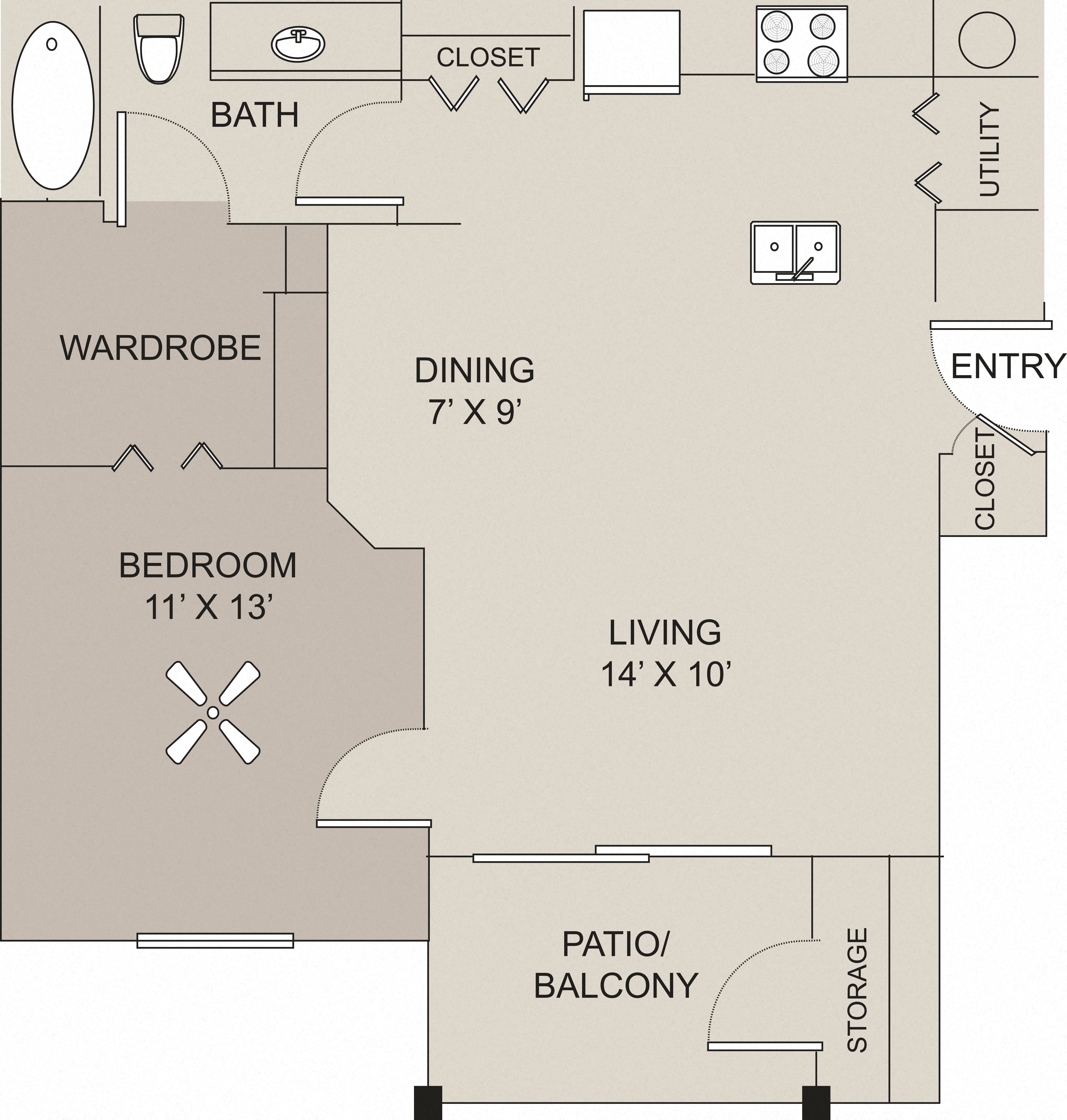 Amherst - A1 (1.10 A) floor plan