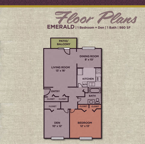 Emerald (1.10 B) floor plan