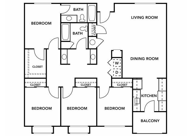 Four Bedroom Four Bedroom Apartments in Davis, Ca.| Davinci Apartments