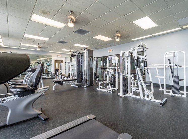 Gym with fitness equipmentl Horizons North Apartments in Miami, Fl