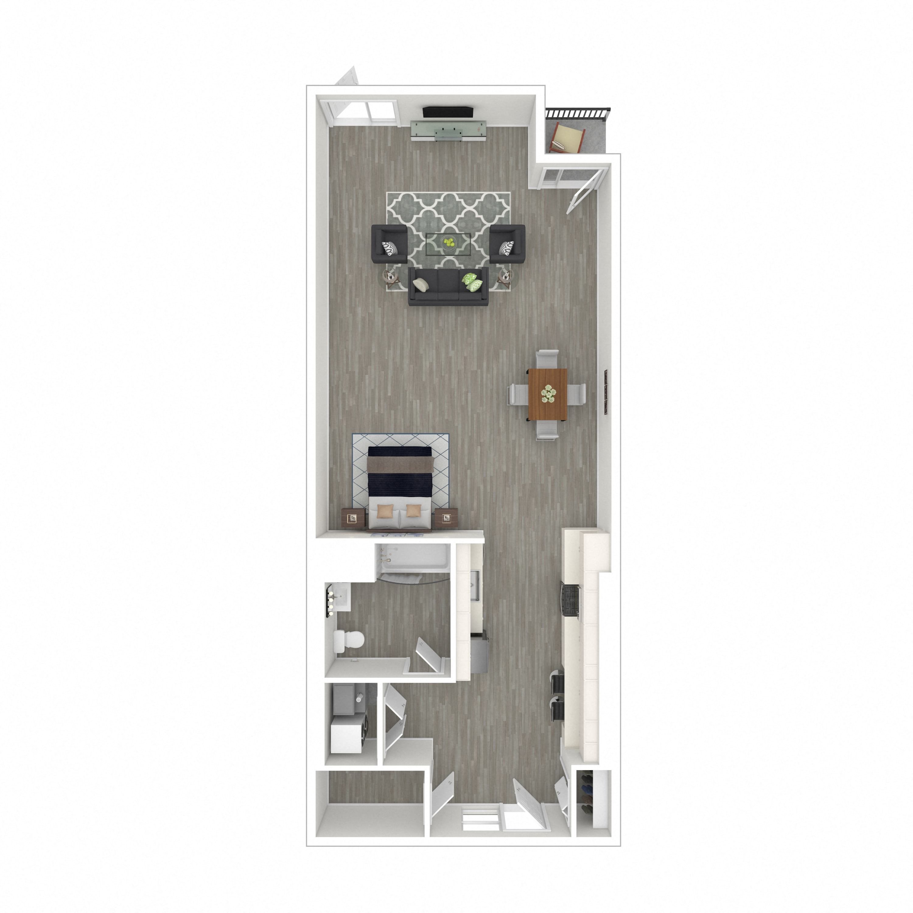 1060 Sq Ft Studio