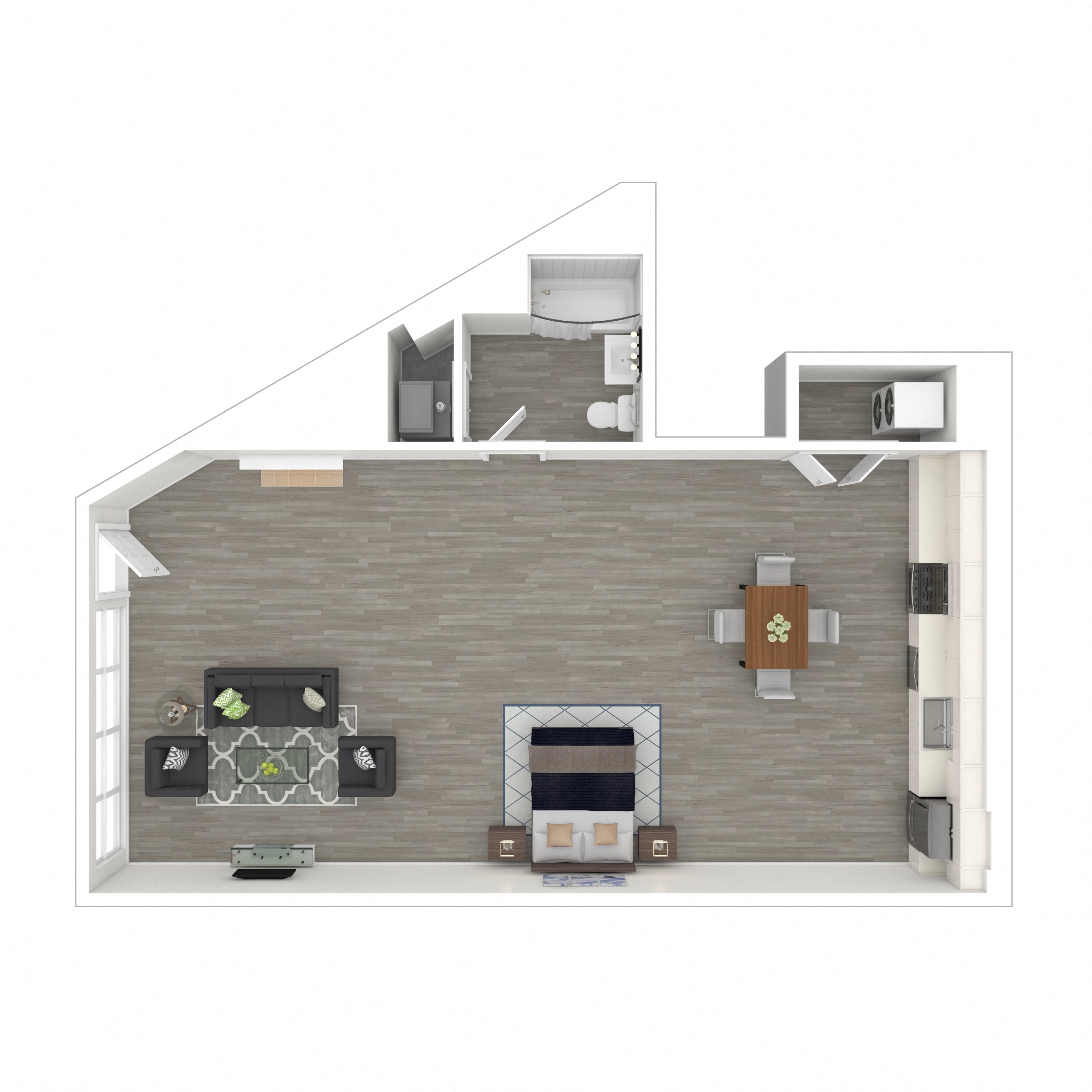 Studio floor Plan
