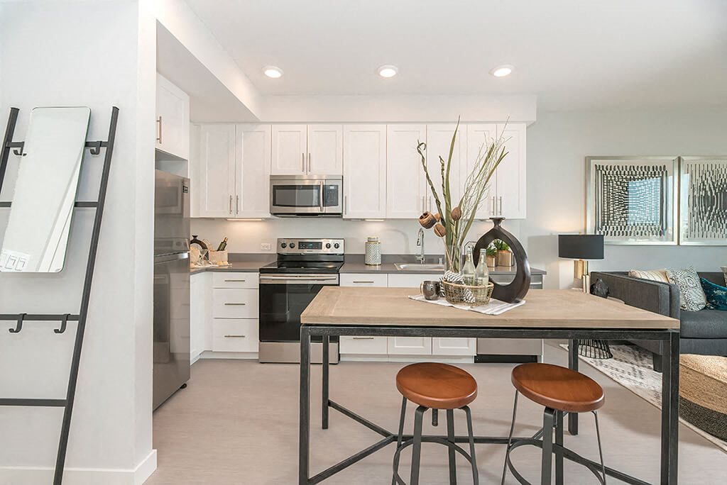 dining and kitchen l Orion Apartments in Oakland
