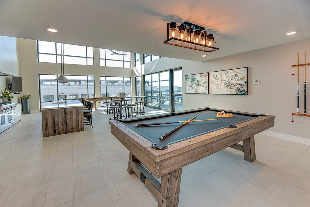 pool table l Orion Apartments in Oakland