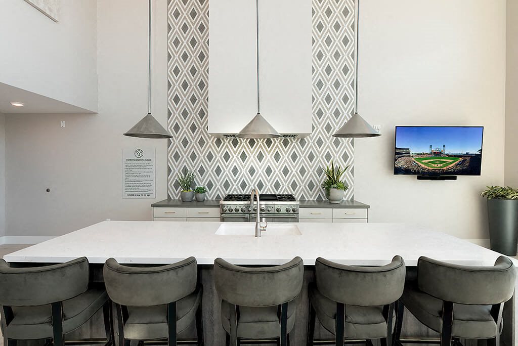 seating in kitchen l Orion Apartments in Oakland