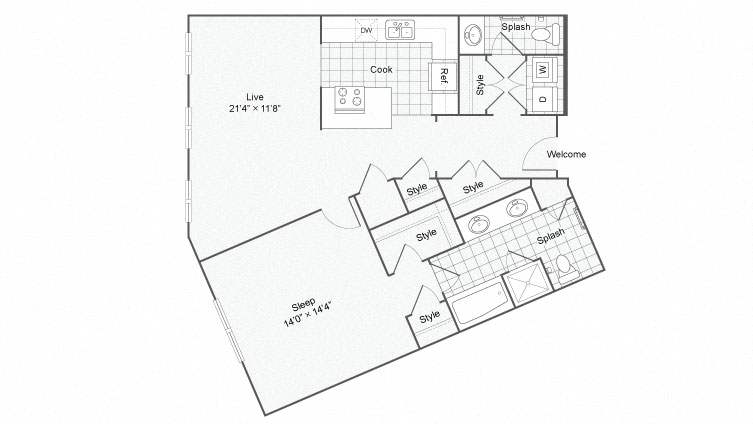 Apartments In Northwest San Antonio TX - Floor Plans - Paseo