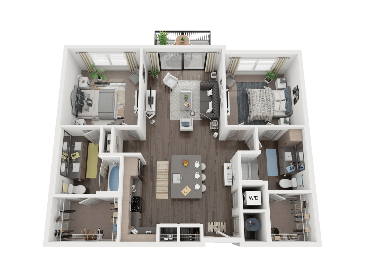 B1 - Bennet floor plan