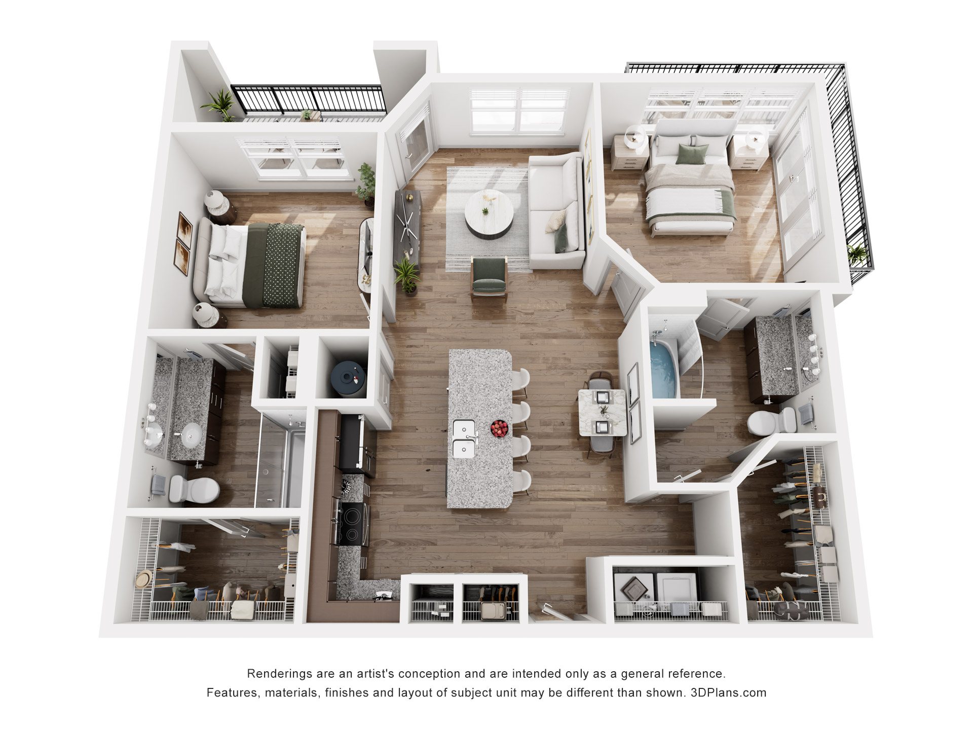 B1D - Mantle floor plan