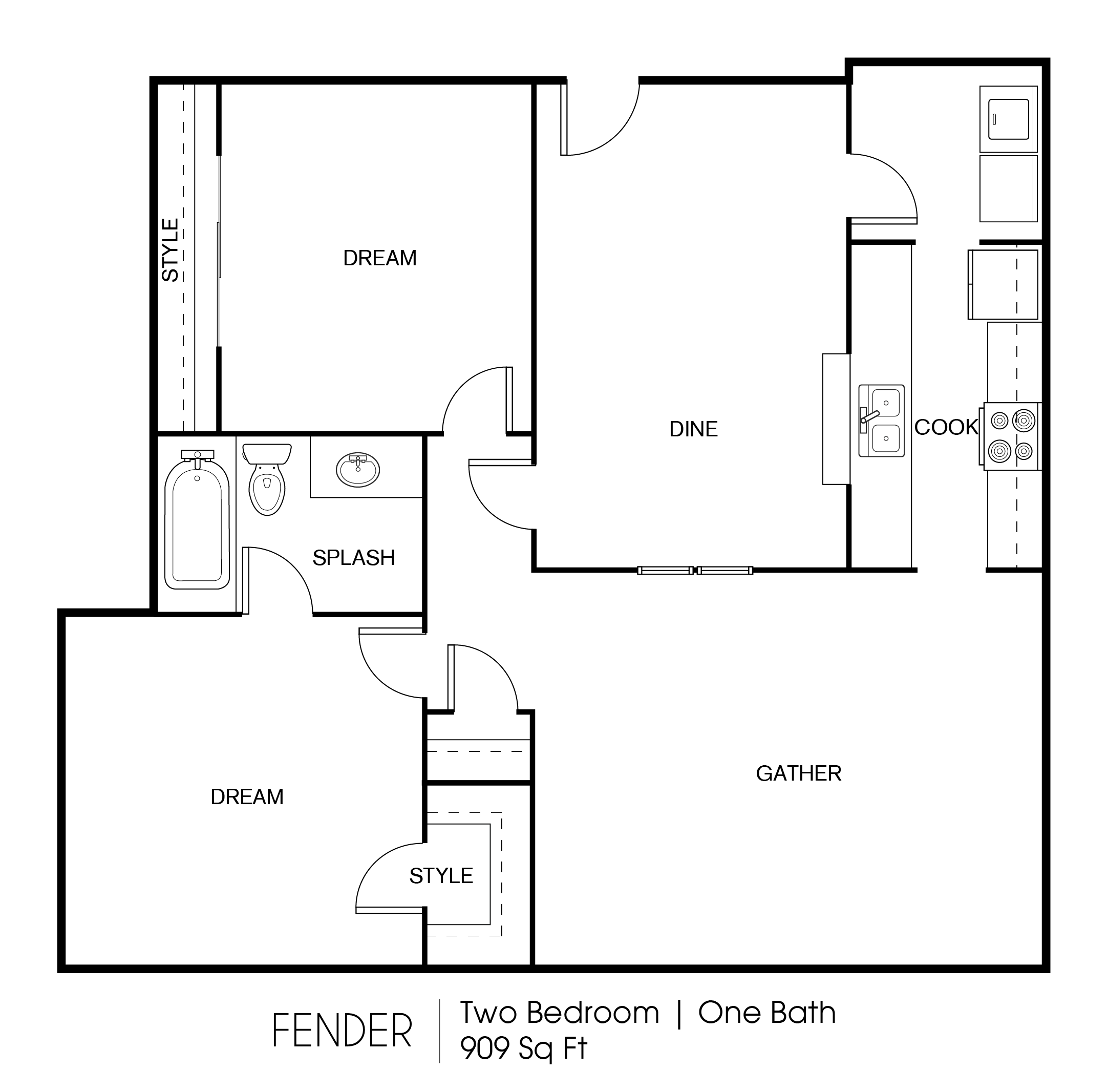 Fender floor plan