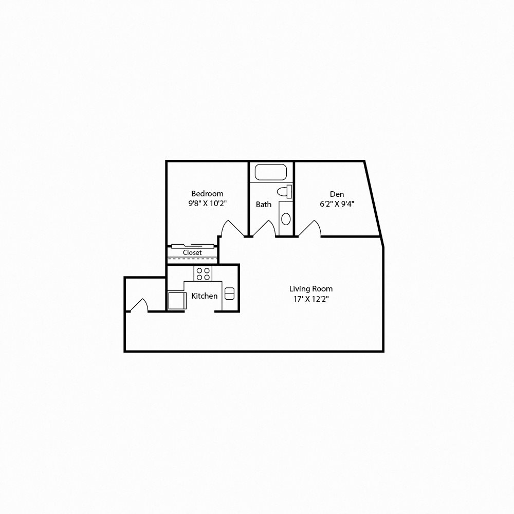 Floor Plans of Greenlake Terrace Apartments in Seattle, WA