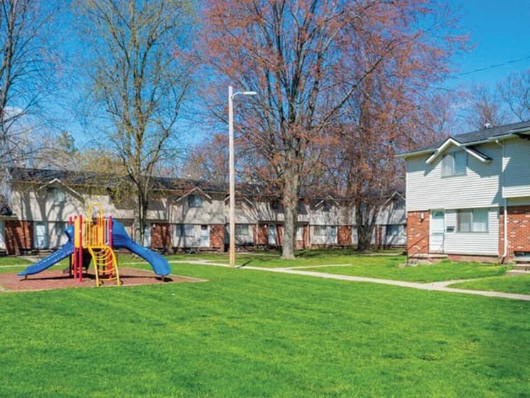 Community Playground at Stone Crest Townhomes in Lansing MI