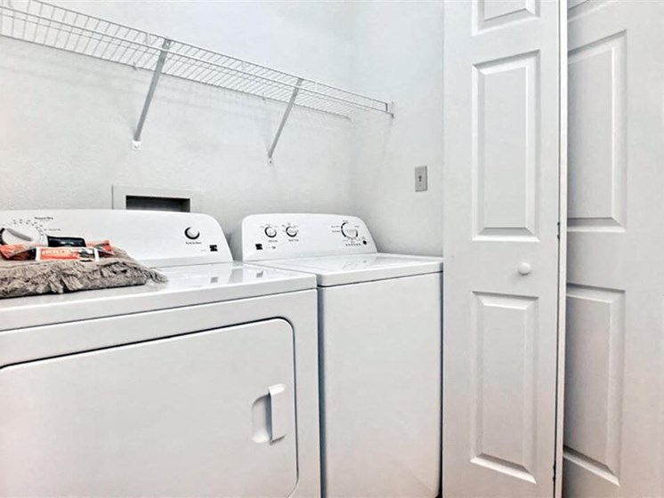 washer and dryer in every unit