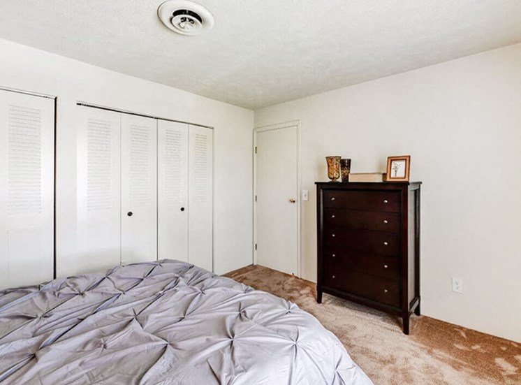 large closets at Carriage Hill apartments