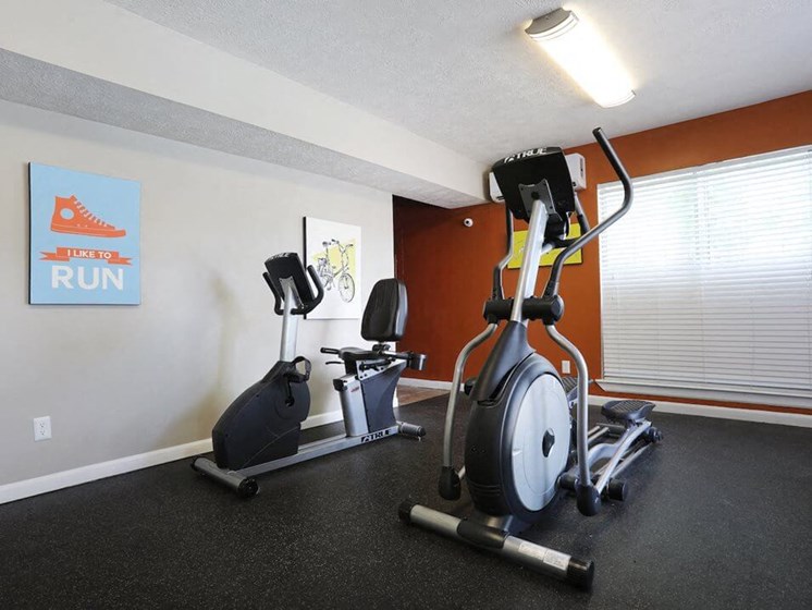 24 Hour Fitness Center at apartment community