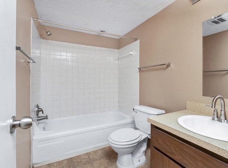 bathroom at Wichita KS apartments