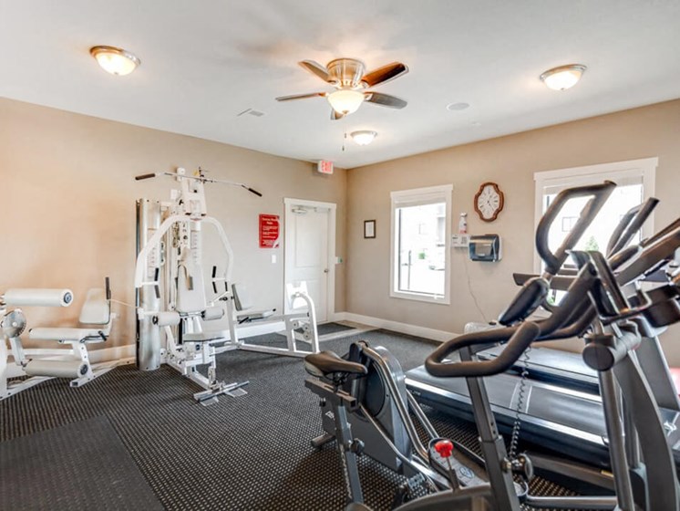 The Hills Apartments fitness center