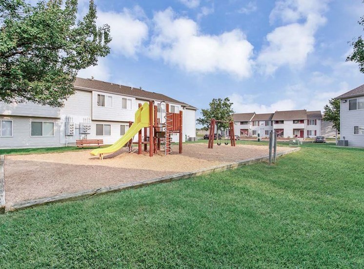apartment playground in McPherson, KS