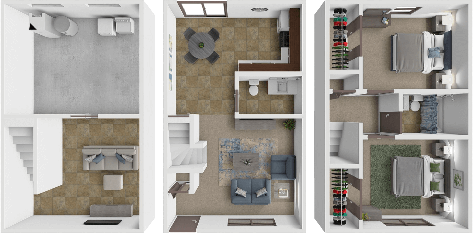 Basie Townhome floor plan