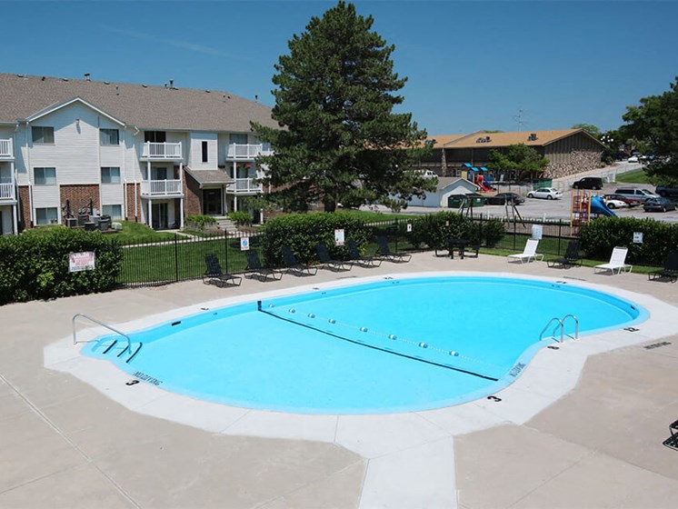 pool at apartment