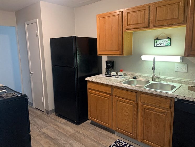 kitchen at Madison Wi apartments
