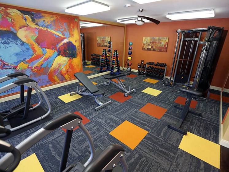 apartment fitness center in Kalamazoo